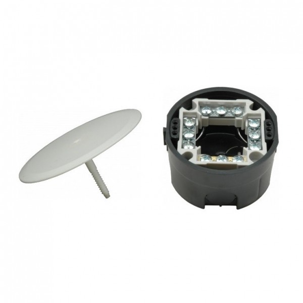 Elektroinstalační krabice s věnečkem a víčkem 6400-221