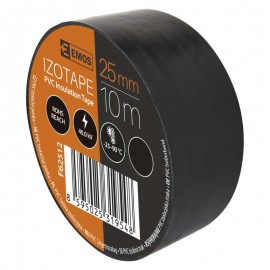 Izolační páska široká PVC 25x10 černá