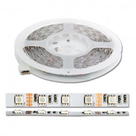 RGB LED pásek s ovladačem a trafem 1,5m, 800lm/m, IP20