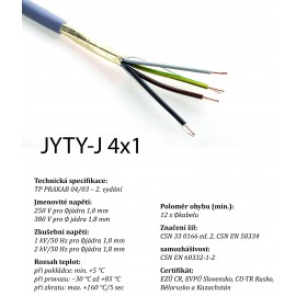 Kabel JYTY-J 4x1