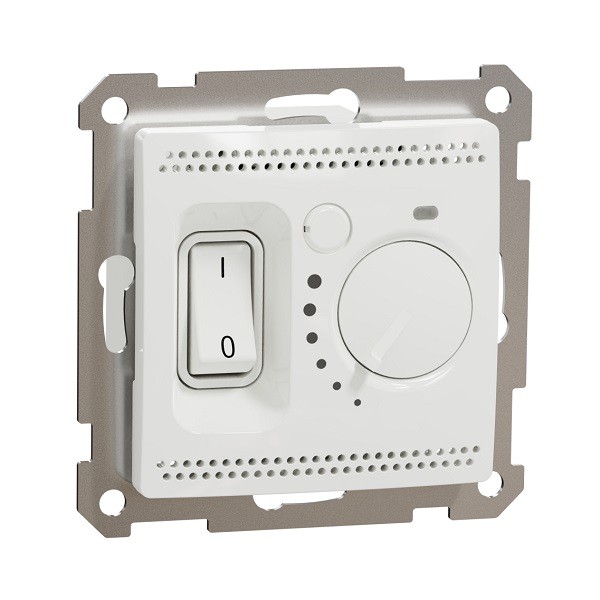 Prostorový termostat SEDNA Design 16A bílá lesklá