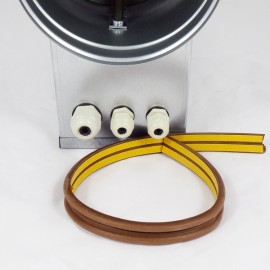 Elektrický ohřívač vzduchu do potrubí - Ø150 mm / 400V / 5,1 kW