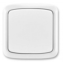 Tlačítko ABB TANGO bez kontrolky komplet bílé