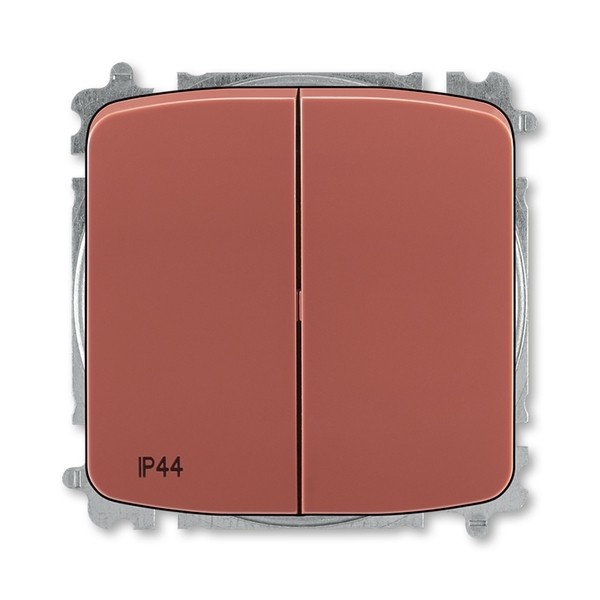 Venkovní vypínač IP44 č.5B TANGO 3559A-A52940 R2 vřesově červený ABB