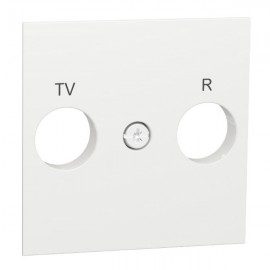 Centrální deska pro TV+R zásuvku UNICA, 2M, bílá