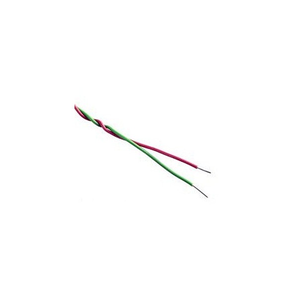 Zvonkový kabel dvojlinka 2x0.8 červená/zelená