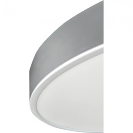 LED stropní svítidlo TAURUS-R 15cm, 12W, 1150lm, stříbrné