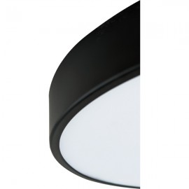 LED stropní svítidlo TAURUS-R 15cm, 12W, 1150lm, černé