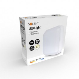 LED stropní svítidlo WO751 16x16cm, 13W, 910lm, IP54
