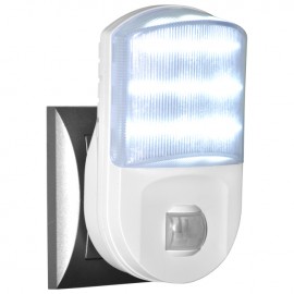 LED noční světlo do zásuvky s pohybovým a soumrakovým čidlem XP200