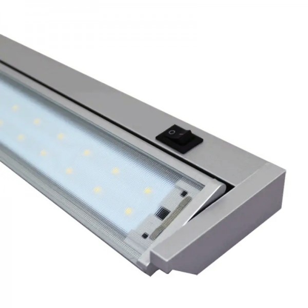 LED osvětlení kuchyňské linky GANYS 58cm, 10W, stříbrné