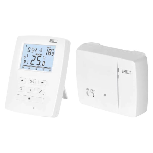 Pokojový termostat s komunikací OpenTherm EMOS P5611OT, bezdrátový