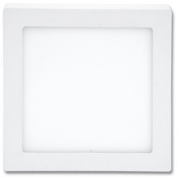 LED panel přisazený RAFA 2 17x17cm, 12W, 2700K, bílá
