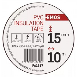 Izolační páska PVC 15mm /10m hnědá