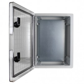 Univerzální plastový box IP65 300x400x165 mm, transparentní dveře