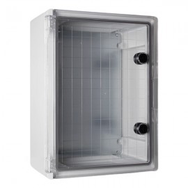 Univerzální plastový box IP65 400x500x175 mm, transparentní dveře