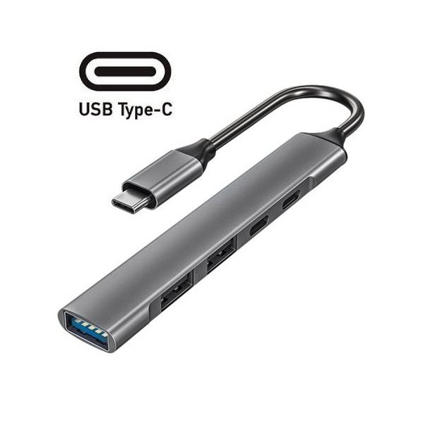 USB-C hub SSH1101, 5v1, hliníkové provedení