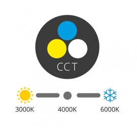 LED panel přisazený RAFA 2 30x30cm, 25W, CCT, černý