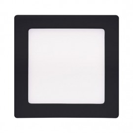 LED panel 17x17cm, 12W, 900lm, CCT 3000-6000K, černý