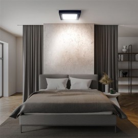 LED panel 22,5x22,5cm, 18W, 1530lm, CCT 3000-6000K, černý