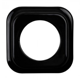 Hranatý keramický rámeček RETRO KERAMIK jednonásobný, černý