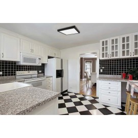 LED panel přisazený FENIX-S 17x17cm, 12W, 2800K, černá