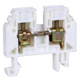 Svorkovnice na DIN lištu řadová RSA 6 A bílá